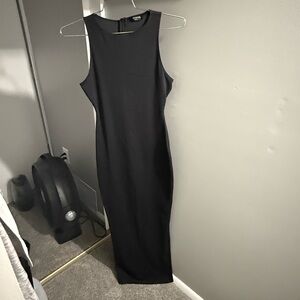 Naked Wardrobe Sexy Black Maxi NWOT